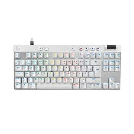 Logitech Pro X TKL Rapid, SWE, valge - Klaviatuur