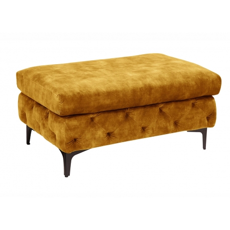 Tumba MODERN BAROQUE kollane, 92x62xH45 cm