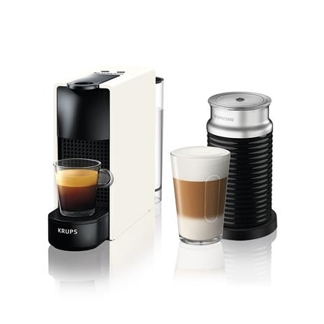 Krups Nespresso Essenza Mini, valge - Kapselkohvimasin + Aeroccino
