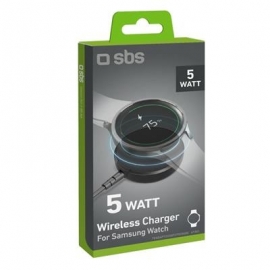 SBS Wireless Charger For Samsung Watch, 5 W, must - Juhtmevaba laadija