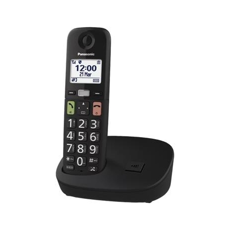 Panasonic TGU110, must - Juhtmevaba telefon