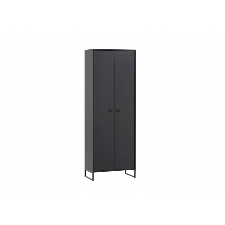 Jalatsikapp JANNE mattmust, 60x33xH170 cm