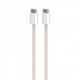 Puro Fabrik 2.0, USB-C to USB-C, 60 W, roosa - Kaabel