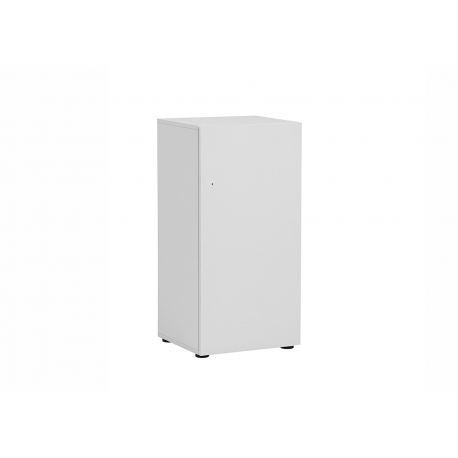 Lukustatav kapp LOCKED mattvalge, 45x41xH93 cm