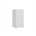 Lukustatav kapp LOCKED mattvalge, 45x41xH93 cm