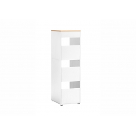 Vannitoakapp SOLEA mattvalge, 45x60xH155 cm