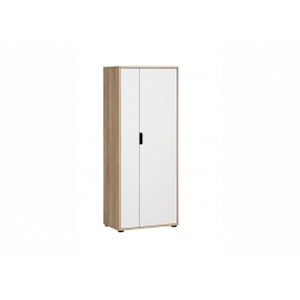 Kontorikapp EMMIK tamm / mattvalge, 65x41xH164 cm