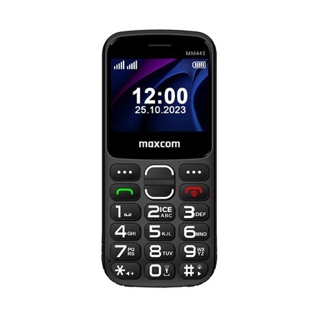 Maxcom Comfort MM443 4G, must - Mobiiltelefon