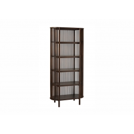 Riiul CONIE tumepruun, 84x38xH190 cm