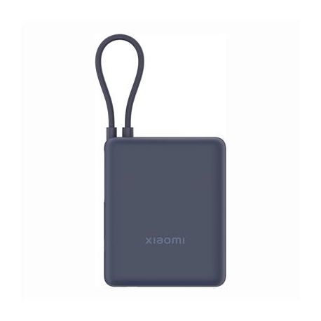 Xiaomi Power Bank, 33 W, 10000 mAh, sisseehitatud kaabel, sinine - Akupank