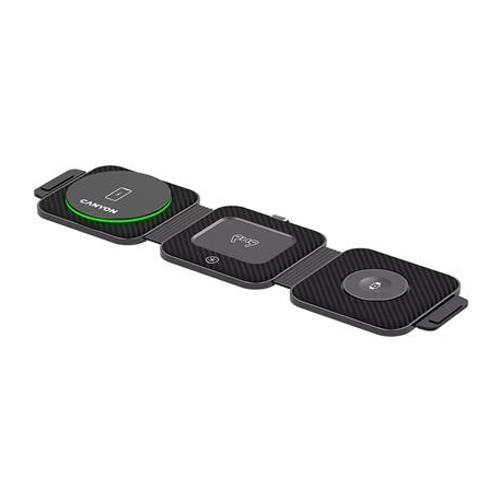 Canyon WS-305 3-in-1, must - Juhtmevaba laadija
