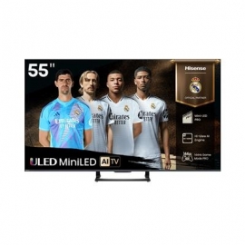 Hisense U7Q, 55'', 4K UHD, Mini LED, must - Teler