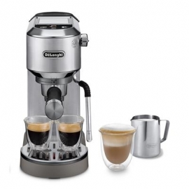 DeLonghi Dedica Duo, hõbedane - Manuaalne espressomasin