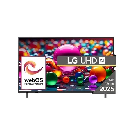 LG UHD AI UA75, 50'', 4K UHD, LED LCD, must - Teler