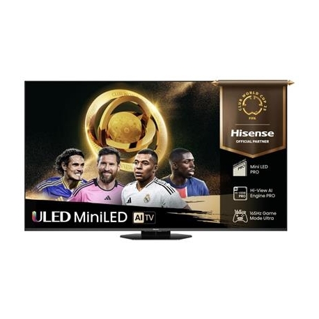 Hisense U8Q, 65'', 4K UHD, ULED, Mini LED, must - Teler