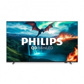 Philips MLED820, 65'', 4K UHD, QD Mini LED, must - Teler