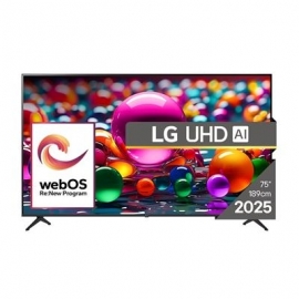 LG UHD AI UA75, 75'', 4K UHD, LED LCD, must - Teler