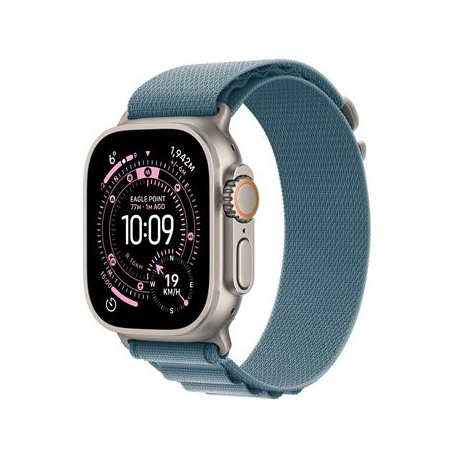 Apple Watch Ultra 3, 49 mm, Alpine Loop, Medium, titaan / helesinine - Nutikell