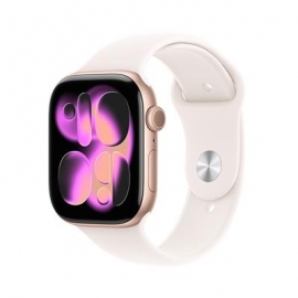 Apple Watch 11, 42 mm, GPS + Cellular, S/M, roosa kuld - Nutikell