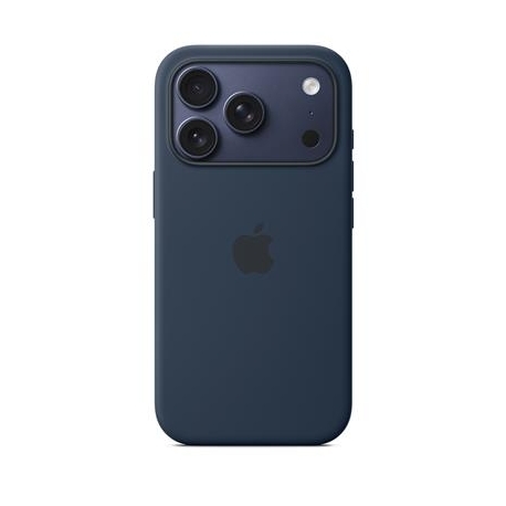 Apple Silicone Case with Magsafe, iPhone 17 Pro, tumesinine - Ümbris