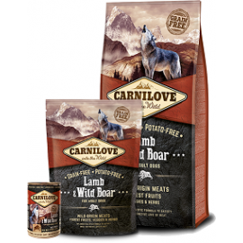 CARNILOVE Lamb & Wild Boar Adult koeratoit 12kg