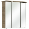 Peegelkapp 37-I tamm, 65x20xH72 cm, LED