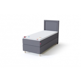 Sleepwell BLACK CONTINENTAL kontinentaalvoodi 120x200x54 cm, helehall