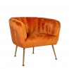 Tugitool TUCKER 78x71xH69cm, ookerpunane